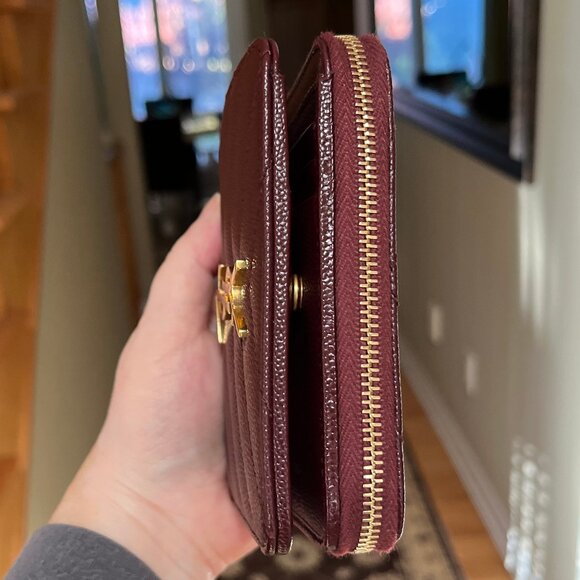 YSL Saint Laurent cassandre matelassé compact zip around wallet - Authentic - Picture 8 of 17